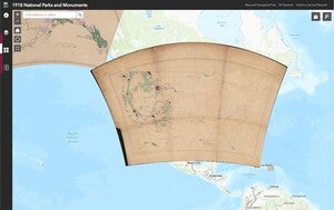 A screenshot of the full WebApp.